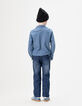Boys’ navy blue straight jeans-2