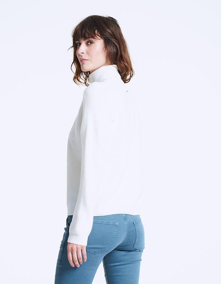 Women’s cable knit wool sweater-3 Women’s cable knit wool sweater-3