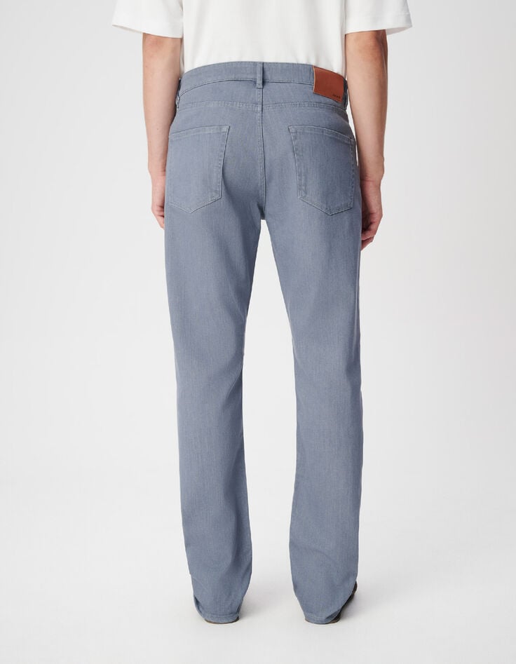 Ben herenjeans in marineblauw met rechte pijpen-3