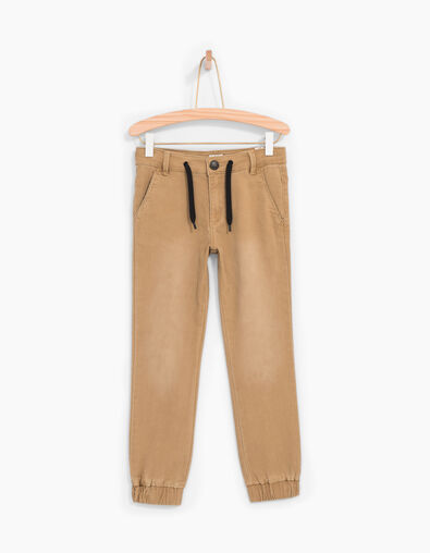 Jogger camel à bas élastiqués garçon - IKKS