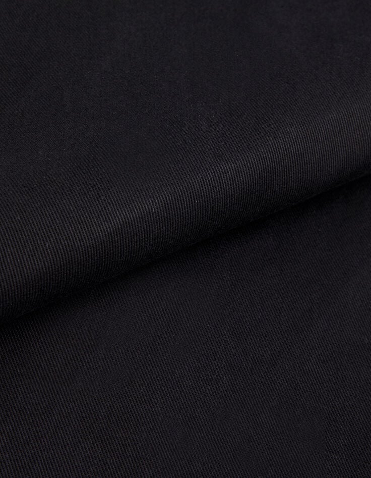 Black wide-leg pants for girl-3