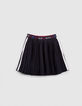 Marine rok-short plissé meisjes-3