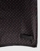 Men&rsquo;s black Pure Edition double polka dot silk scarf-6