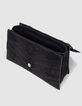 Bolso THE 1. de cuero repujado negro efecto cocodrilo Talla L-5