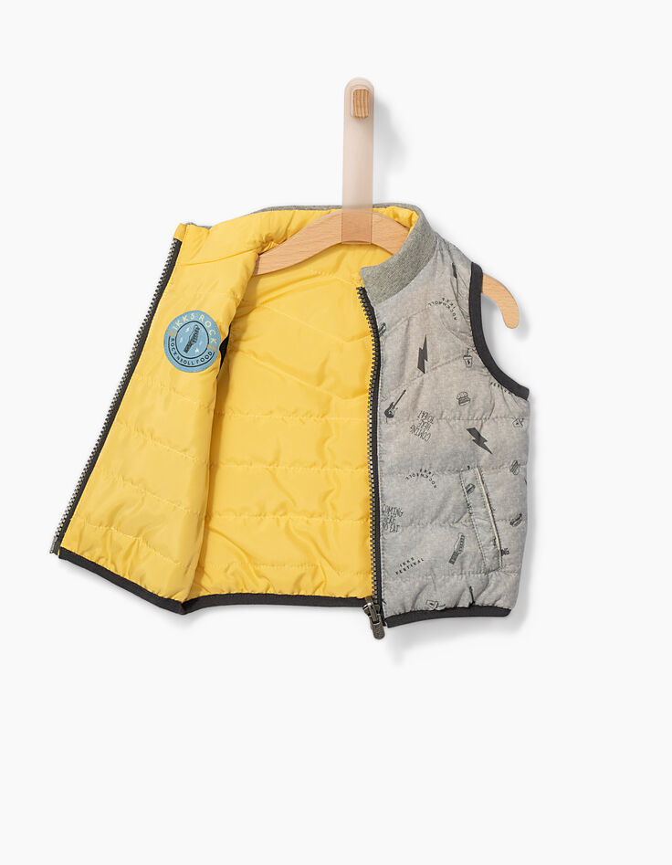 Baby boys' reversible sleeveless jacket -6