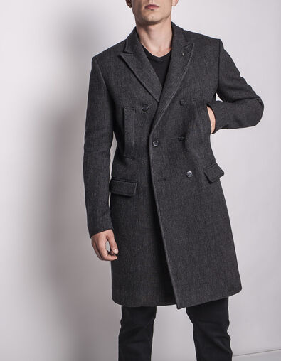 Men's black coat - IKKS