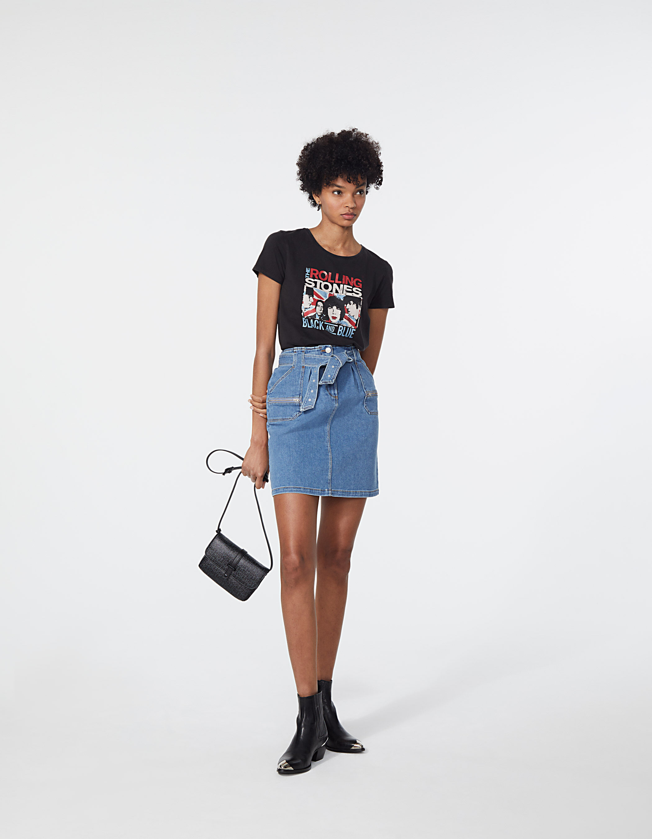 Rolling Stones Black \u0026 Blue cotton T-shirt