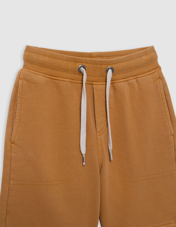 Camelfarbene Sweatshorts f&uuml;r Jungen-5