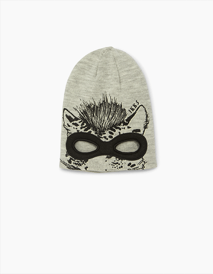Bonnet gris garçon -1 Bonnet gris garçon -1