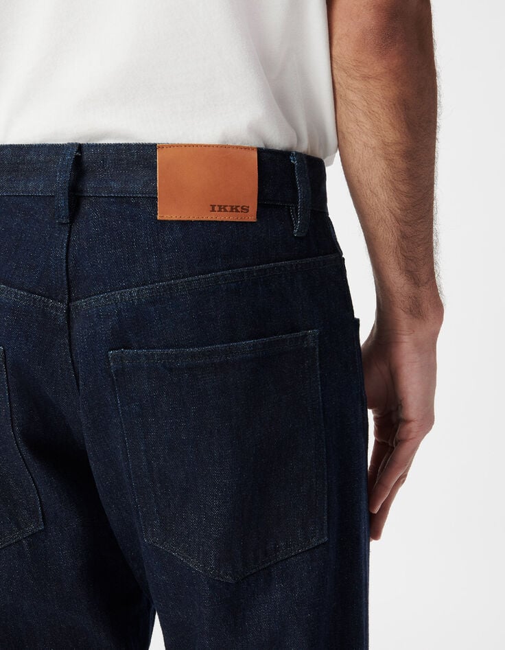 Blaue Gaucho Cropped Jeans Herren-7