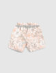 Kaki zwemshort tie and dye print jongens-2