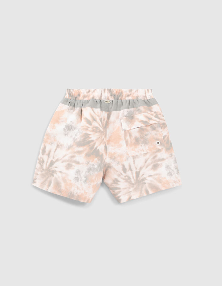 Boys’ khaki tie-dye print swim shorts - IKKS