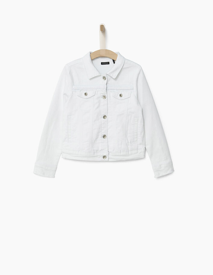 Girls' white jacket - IKKS