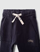 Marineblaue Jogginghose für Babyjungen-3