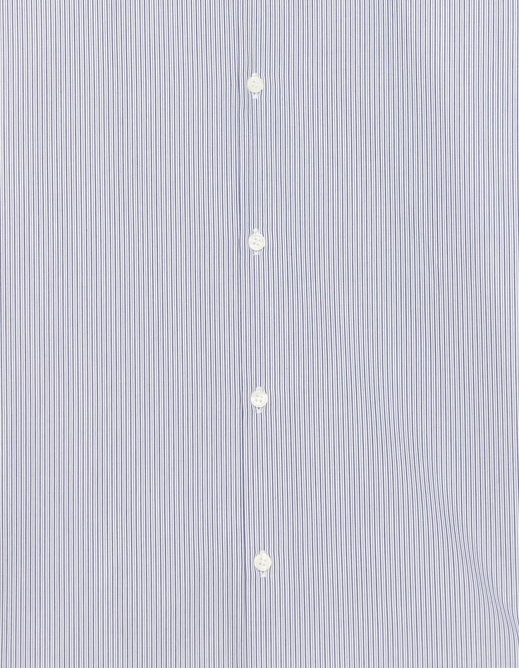 Chemise regular marine motif fines rayures Homme-6 Chemise regular marine motif fines rayures Homme-6