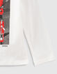 Tee-shirt blanc visuel rockers garçon-5