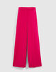 Pantalon tailleur fuchsia Femme-6