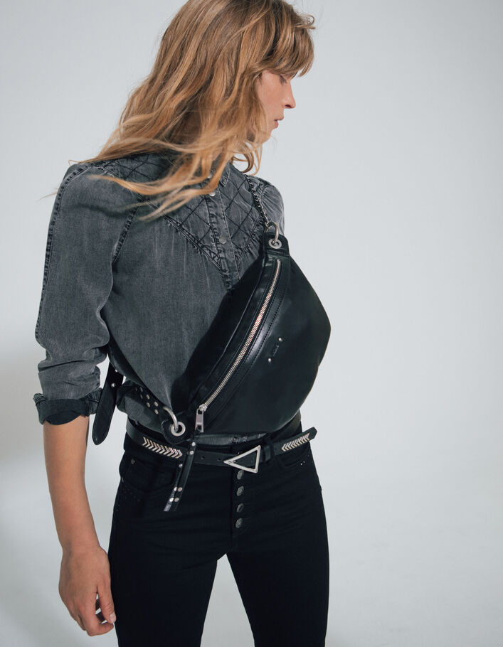 Women’s Chrome-free leather The Belt Pocket waist bag - IKKS