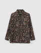 Camisa negra estampado carboncillo mujer-5