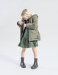 3-in-1-Parka für Mädchen – Khaki und Silber-2