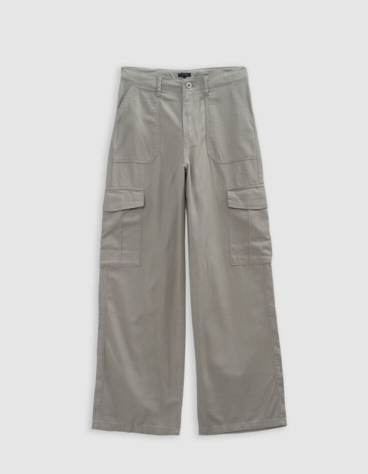 Pantalon BATTLE vert fille-3