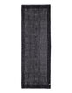 Women's black print scarf-2
