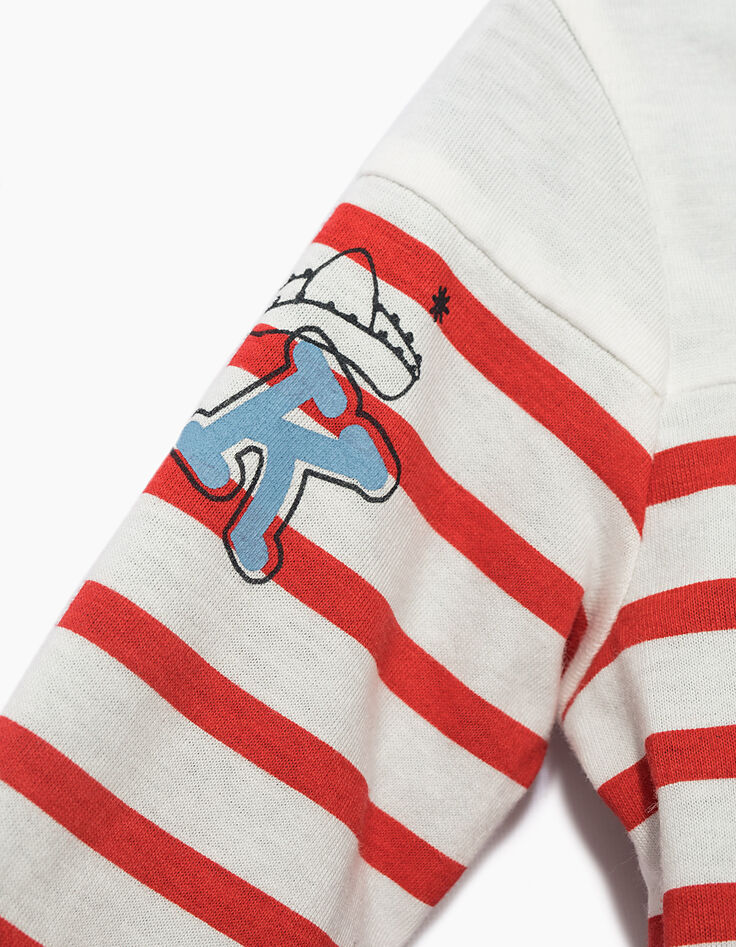 Camiseta reversible bebé niño -6