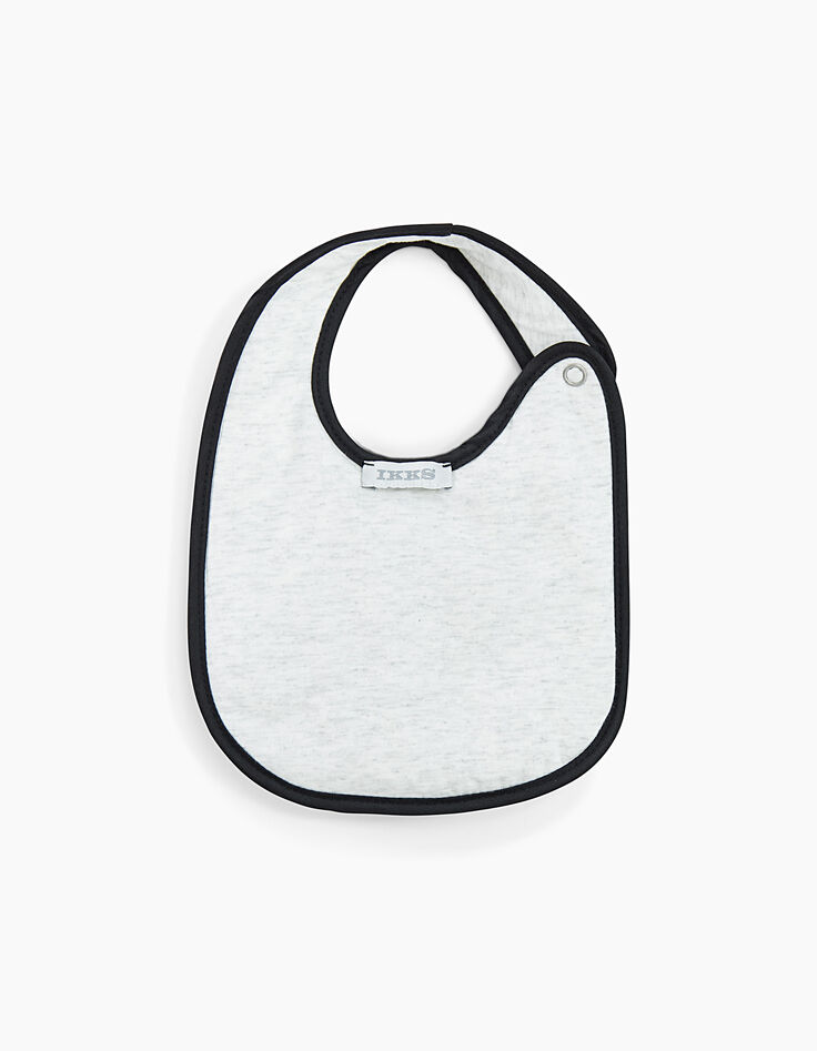 Bavoir blanc pour b&eacute;b&eacute;-3
