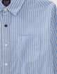 Boys’ ecru shirt with blue stripes-4