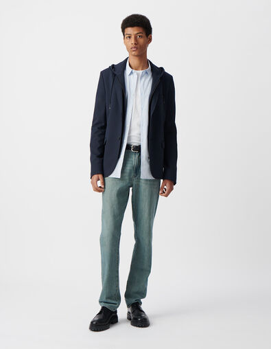 Veste marine avec parementure amovible Homme - IKKS
