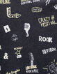 Tee-shirt gris anthracite all over musique bébé garçon -2