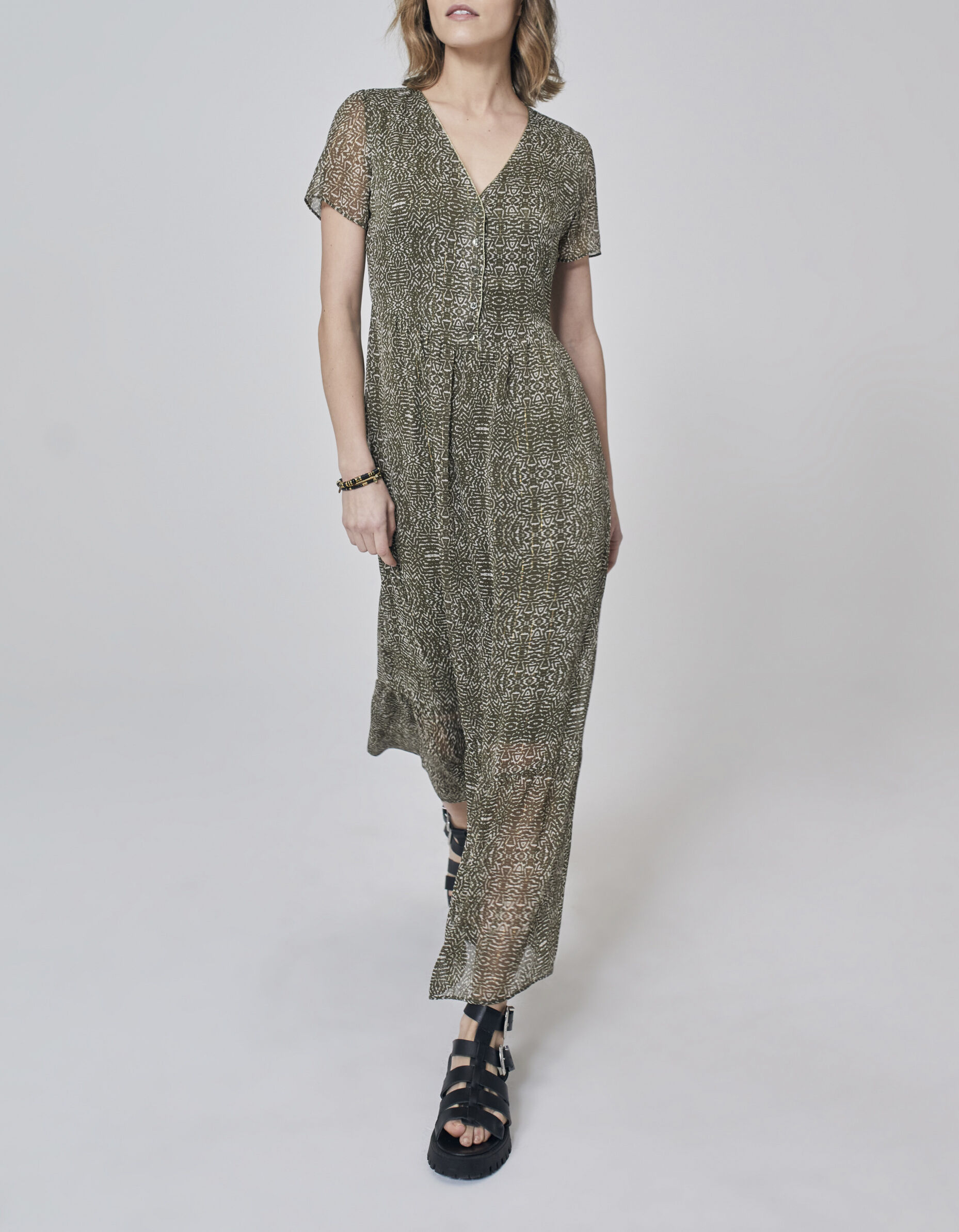 Robe best sale longue plumetis