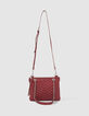 Women’s red croc-embossed leather 1440 Reporter clutch bag-6