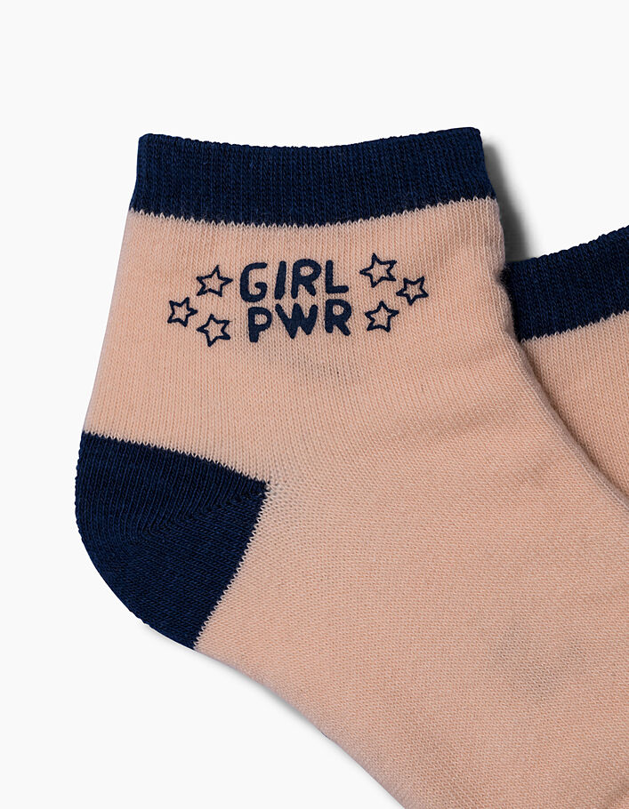 Poederroze en grijze sokken meisjes - IKKS