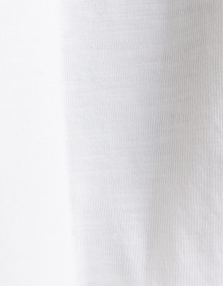 Weißes Mädchen-T-Shirt, Bio, Strass TAMAGOTCHI x IKKS-7