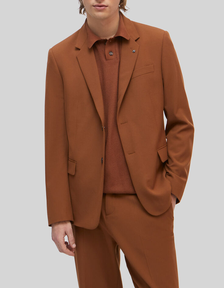 Pure Edition – Men’s cognac suit jacket-2