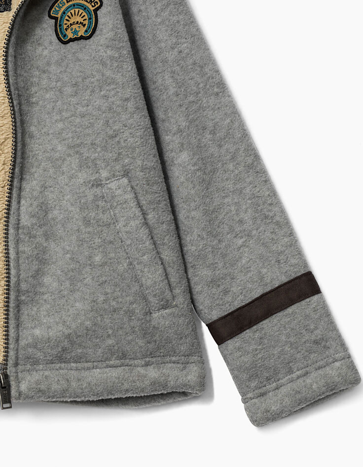 Cardigan polaire garçon -6 Cardigan polaire garçon -6
