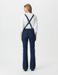 Blauwe tuinbroek in jeans bootcut-model Dames-2
