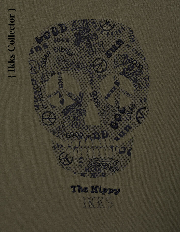 Camiseta Collector caqui The Hippy niño  - IKKS