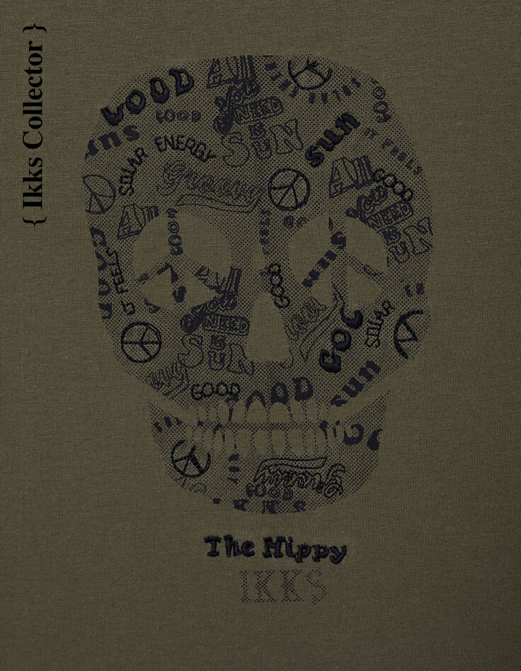 Tee-shirt Collector kaki The Hippy garçon -3 Tee-shirt Collector kaki The Hippy garçon -3