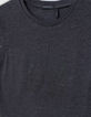 Graues Mädchen-T-Shirt mit Glitzermotiven und Nieten-5
