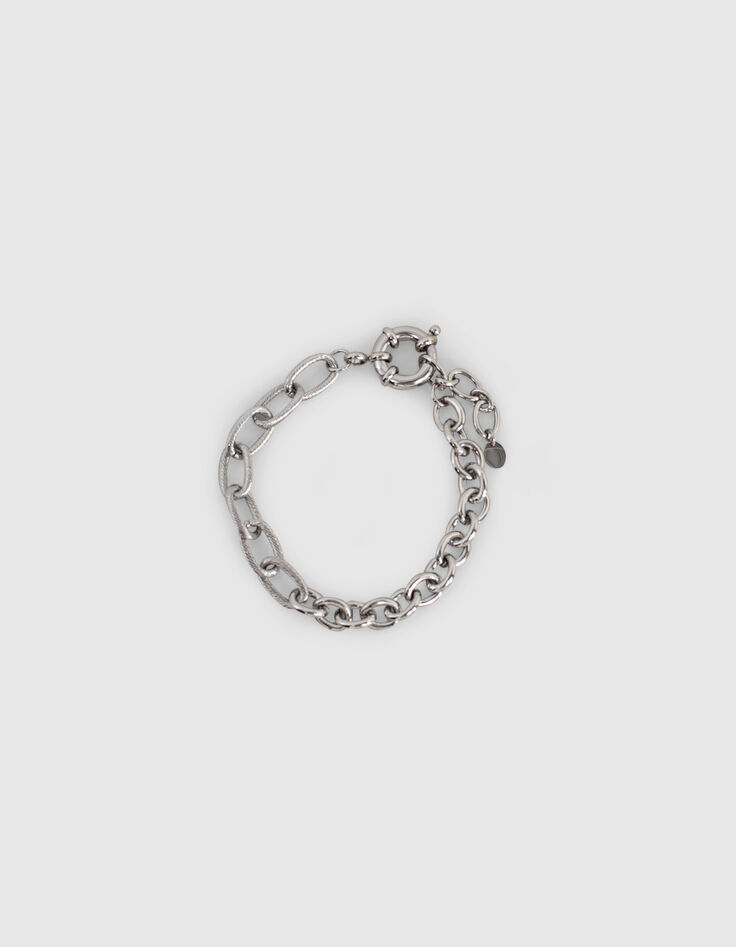 Rockige Damenarmband mit Ketten-5