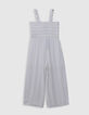 Combination pants ecru bustier smocks girl-3