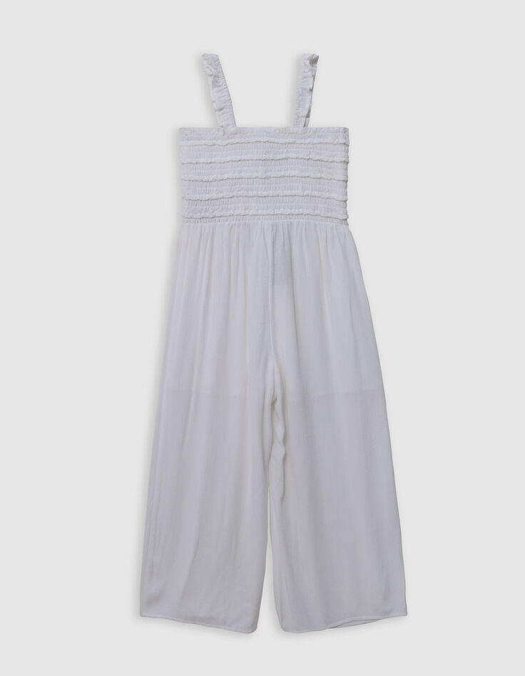 Combination pants ecru bustier smocks girl-3