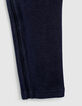 Jogging navy avec 2 longs zips côtés garçon -5