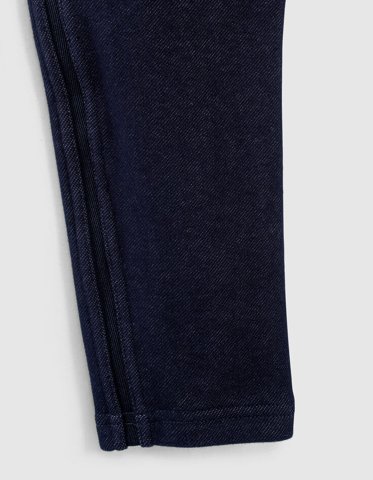 Jogging navy avec 2 longs zips côtés garçon -5