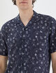 Camisa REGULAR marino estampado tattoos Hombre-5