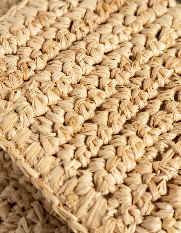 De 111 RAPHIA beige mix raffia en suèdeleer-8 De 111 RAPHIA beige mix raffia en suèdeleer-8
