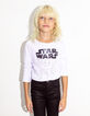 Camiseta blanco bordado Bebé Yoda IKKS - STAR WARS™ niña-2
