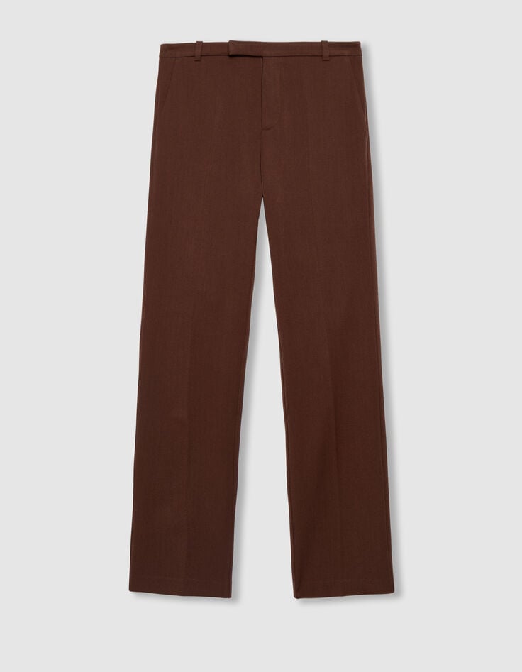 Braune taillierte Damenhose-5 Braune taillierte Damenhose-5